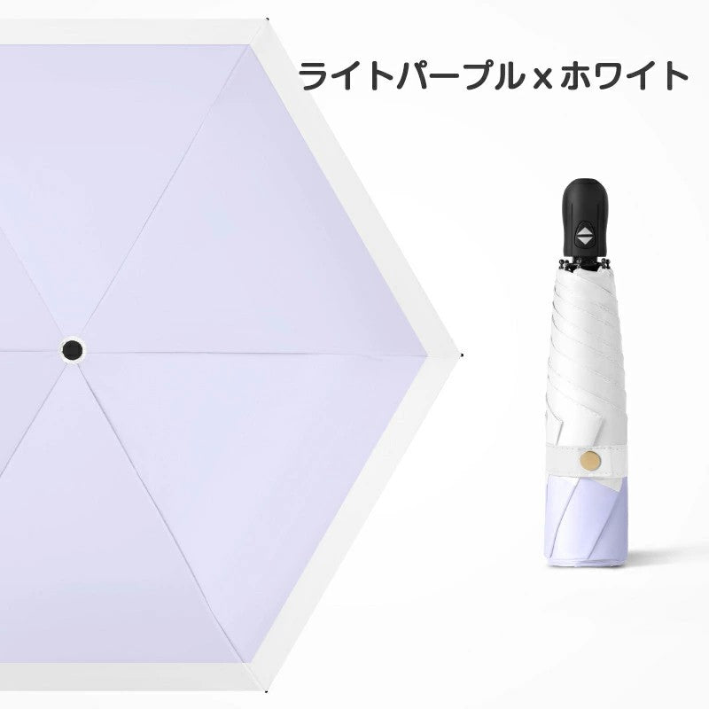 日傘 遮光 折りたたみ傘 ワンタッチ UVカット 日傘 折りたたみ 三つ折り 遮光効率高い ミニ傘 軽量 225g 晴雨兼用傘 折り畳み傘 6本骨 グラデーション レディース 自動開閉 遮光 遮熱 撥水 uvカット 紫外線対策 耐風 頑丈 しっかり 生地 コンパクト 猛暑対策 2026