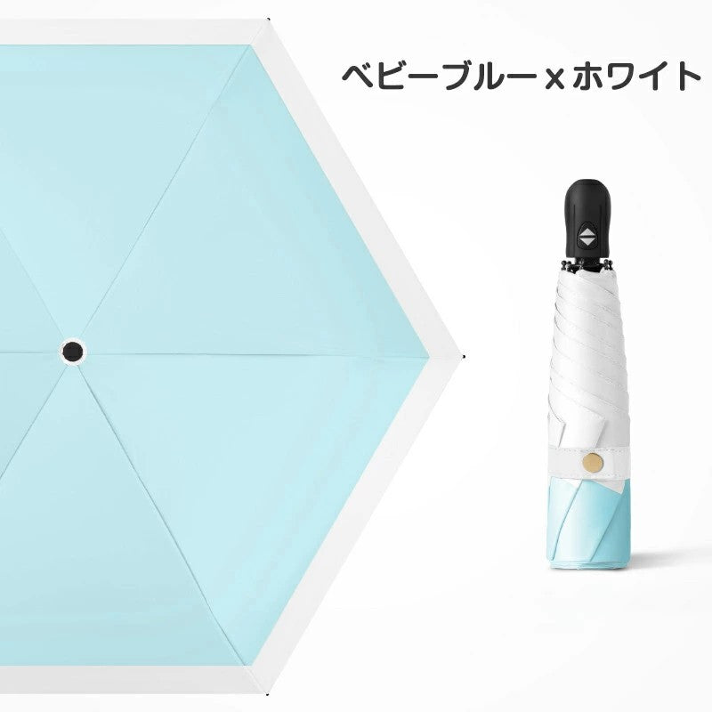 日傘 遮光 折りたたみ傘 ワンタッチ UVカット 日傘 折りたたみ 三つ折り 遮光効率高い ミニ傘 軽量 225g 晴雨兼用傘 折り畳み傘 6本骨 グラデーション レディース 自動開閉 遮光 遮熱 撥水 uvカット 紫外線対策 耐風 頑丈 しっかり 生地 コンパクト 猛暑対策 2026