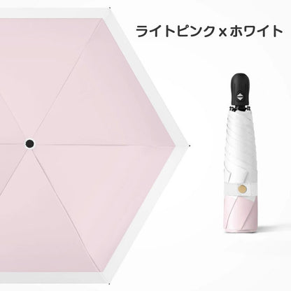日傘 遮光 折りたたみ傘 ワンタッチ UVカット 日傘 折りたたみ 三つ折り 遮光効率高い ミニ傘 軽量 225g 晴雨兼用傘 折り畳み傘 6本骨 グラデーション レディース 自動開閉 遮光 遮熱 撥水 uvカット 紫外線対策 耐風 頑丈 しっかり 生地 コンパクト 猛暑対策 2026