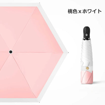 日傘 遮光 折りたたみ傘 ワンタッチ UVカット 日傘 折りたたみ 三つ折り 遮光効率高い ミニ傘 軽量 225g 晴雨兼用傘 折り畳み傘 6本骨 グラデーション レディース 自動開閉 遮光 遮熱 撥水 uvカット 紫外線対策 耐風 頑丈 しっかり 生地 コンパクト 猛暑対策 2026